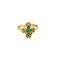 Bague 60 Bague L'Esmeralda en or jaune 750, émeraudes et diamants 58 Facettes LP1291/10