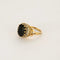 Bague 55 Bague fleur en or jaune 750 et or blanc, saphir et diamants 58 Facettes LP1172/11