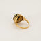 Bague 55 Bague fleur en or jaune 750 et or blanc, saphir et diamants 58 Facettes LP1172/11