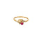 Bague 60 Bague Toi et Moi Pour La Vie en or jaune et blanc, rubis, diamants et perle 58 Facettes LP1274/BET