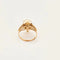 Bague 52.5 Bague jonc en or jaune 585 avec perles de culture et rubis 58 Facettes LP1267/BET