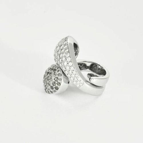 Bague 50 Cartier Yin et Yang - Bague en or blanc 18 carats et diamants 58 Facettes LP1316/BET