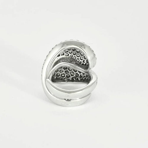 Bague 50 Cartier Yin et Yang - Bague en or blanc 18 carats et diamants 58 Facettes LP1316/BET