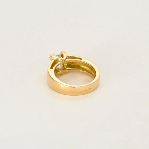 Bague 53 Bague solitaire en or jaune 18 carats et diamants 0,88 ct 58 Facettes LP1016-LP1043