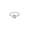 Bague 54 Bague solitaire en or blanc 750 sertie de diamants 58 Facettes LP1110/13