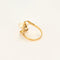 Bague 53 Bague Toi et Moi en or jaune et blanc avec saphir rose et perles 58 Facettes LP1155