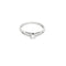 Bague 56 Elini - Bague solitaire en or blanc 750 et diamants 58 Facettes LP1191/12
