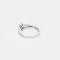 Bague 56 Elini - Bague solitaire en or blanc 750 et diamants 58 Facettes LP1191/12