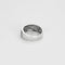 Bague 51.5 Bague bandeau en or blanc sertie de diamants noirs 58 Facettes LP1149