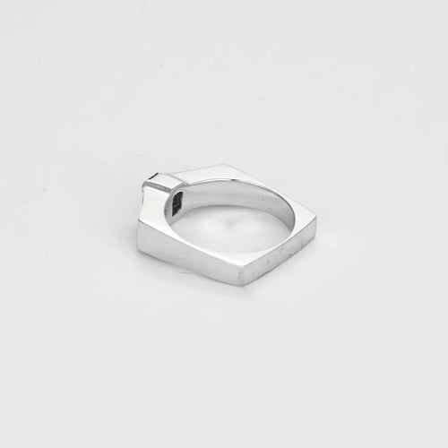Bague 54 Bague bandeau Prestige en or blanc 18K et saphirs 58 Facettes LP1175