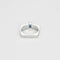Bague 54 Bague bandeau Prestige en or blanc 18K et saphirs 58 Facettes LP1175
