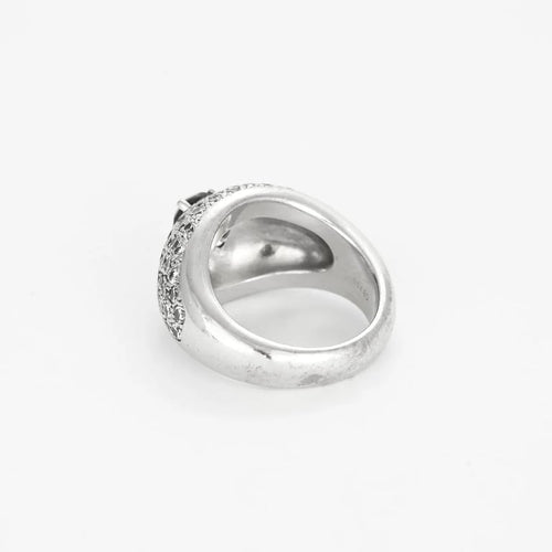 Bague 57 Bucherer - Bague jonc en or blanc 750 sertie de diamants 58 Facettes LP1334/11