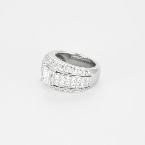 Bague 52 Tout Pour Moi - Bague en or blanc 750 et diamants 58 Facettes LP1199/11