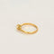 Bague 54 Bague solitaire jonc en or jaune 750 sertie d’une perle de culture 58 Facettes LP1271/BET