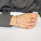 Bracelet Bracelet jonc en or blanc saphirs Teal et saphirs blancs 58 Facettes LP1222/14