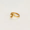Bague 53.5 Bague Tourbillon - Bague jonc ondulé en or jaune 750 avec perle 58 Facettes LP1258/BET