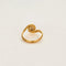 Bague 53.5 Bague Tourbillon - Bague jonc ondulé en or jaune 750 avec perle 58 Facettes LP1258/BET