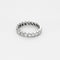 Bague 53.5 Alliance - Bague en or blanc 750 sertie de diamants 58 Facettes LP1195/11