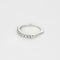 Bague 53.5 Alliance - Bague en or blanc sertie de diamants 58 Facettes LP1225/11
