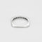 Bague 53.5 Alliance - Bague en or blanc sertie de diamants 58 Facettes LP1225/11