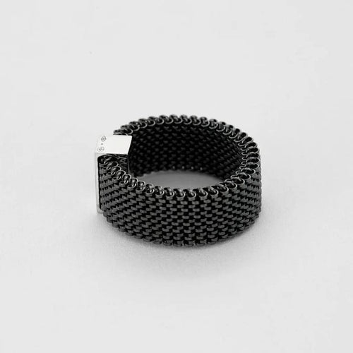 Bague 60 Mauboussin Mes mains sur ta taille - Bague en acier et or blanc 58 Facettes LP1272/BET