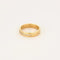 Bague 59 Alliance double jonc en or jaune 18 carats et diamants 58 Facettes LP1150