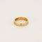 Bague 59 Alliance double jonc en or jaune 18 carats et diamants 58 Facettes LP1150