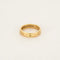 Bague 59 Alliance double jonc en or jaune 18 carats et diamants 58 Facettes LP1150