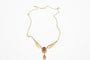 Collier Art nouveau - Collier ajouré en or jaune 18 carats, citrines et perle 58 Facettes 11785