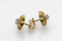 Boucles d'oreilles Boucles d'oreilles en or 18 carats et diamants taille ancienne 58 Facettes 9231