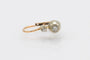 Boucles d'oreilles Boucles d'oreilles en or jaune et blanc avec diamants 58 Facettes 10190-4