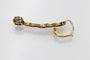Boucles d'oreilles Boucles d’oreilles pendantes Art déco en or jaune 18 ct, platine, diamants et saphirs 58 Facettes 10507