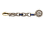 Boucles d'oreilles Boucles d’oreilles pendantes Art déco en or jaune 18 ct, platine, diamants et saphirs 58 Facettes 10507