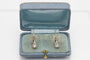 Boucles d'oreilles Boucles d'oreilles anciennes en or jaune, platine et diamants 58 Facettes 10505