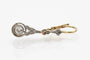 Boucles d'oreilles Boucles d'oreilles anciennes en or jaune, platine et diamants 58 Facettes 10505