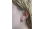 Boucles d'oreilles Boucles d'oreilles en or jaune 14 carats avec turquoises 58 Facettes 11243