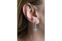 Boucles d'oreilles Art déco - Boucles d'oreilles en or jaune, platine et diamants 58 Facettes 10723