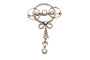 Broche Broche Art déco ancienne en or jaune et platine avec diamants 58 Facettes 9456