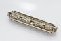 Broche Broche Art déco en or blanc 600 et platine, diamants 58 Facettes 10071
