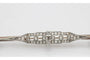 Broche Broche Art déco géométrique en or jaune 18 carats et platine, diamants 58 Facettes 10838