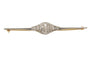Broche Broche Art déco en or jaune et platine avec diamants 58 Facettes 10916