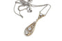 Collier Collier Art déco en or jaune 18 carats avec diamants 0,50 ct 58 Facettes 10713