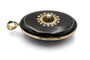 Pendentif Médaillon ancien - Pendentif en émail noir et perles 58 Facettes 11351