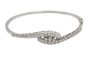 Bracelet Bracelet rigide en or blanc et diamants 1,45 ct 58 Facettes 10362