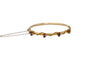 Bracelet Bracelet Art nouveau rigide en or jaune 14 carats, rubis et diamants 58 Facettes 10569