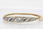 Bracelet Art déco - Bracelet en or jaune et blanc, diamants et saphirs 58 Facettes 10720