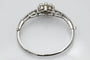 Bracelet Bracelet rigide en or blanc 14 carats avec diamants et perles 58 Facettes 10675