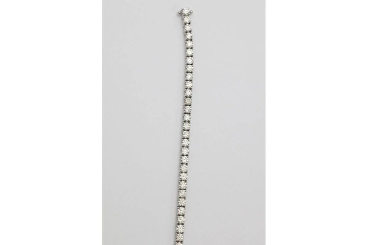 Bracelet Bracelet tennis en or blanc et diamants 8,00 ct 58 Facettes PTKN03