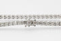 Bracelet Bracelet tennis en or blanc et diamants 8,00 ct 58 Facettes PTKN03
