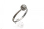 Bague 66 Bague ancienne française en or blanc et diamant 58 Facettes 9366V